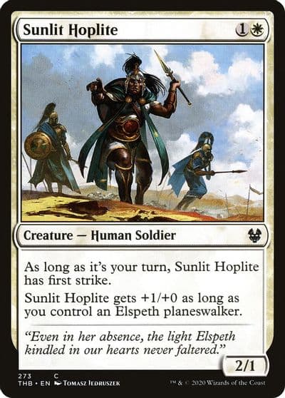 Sunlit Hoplite Theros Beyond Death Magic card