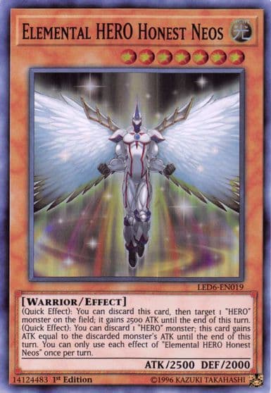 Elemental HERO Honest Neos Legendary Duelists: Magical Hero Yu-Gi-Oh! card