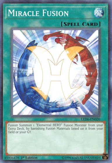 Miracle Fusion Legendary Duelists: Magical Hero Yu-Gi-Oh! card