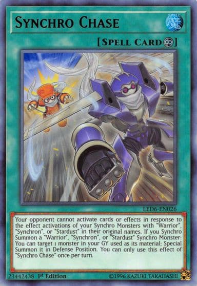 Synchro Chase Legendary Duelists: Magical Hero Yu-Gi-Oh! card