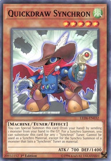 Quickdraw Synchron Legendary Duelists: Magical Hero Yu-Gi-Oh! card