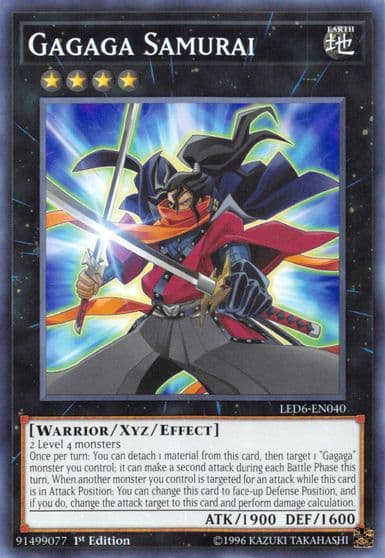 Gagaga Samurai Legendary Duelists: Magical Hero Yu-Gi-Oh! card