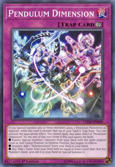 Pendulum Dimension Legendary Duelists: Magical Hero Yu-Gi-Oh! card