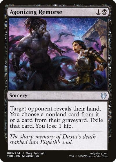 Agonizing Remorse Theros Beyond Death Magic card