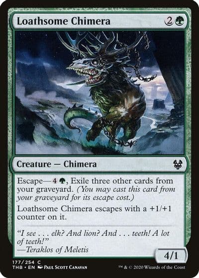 Loathsome Chimera Theros Beyond Death Magic card