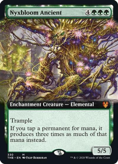 Nyxbloom Ancient Extended Art Theros Beyond Death Magic card