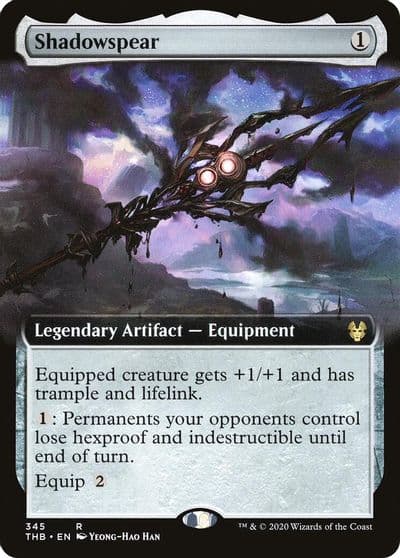 Shadowspear Extended Art Theros Beyond Death Magic card