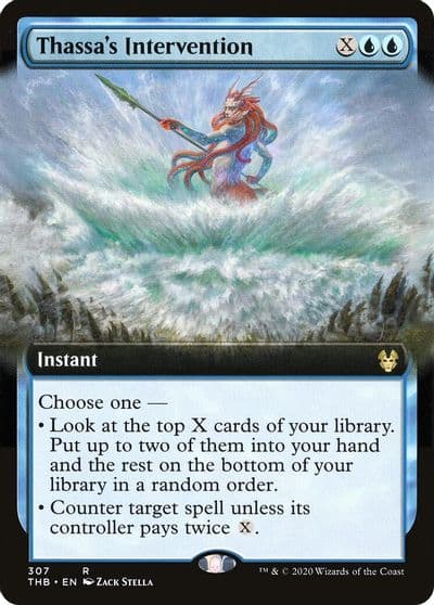 Thassas Intervention Extended Art Theros Beyond Death Magic card