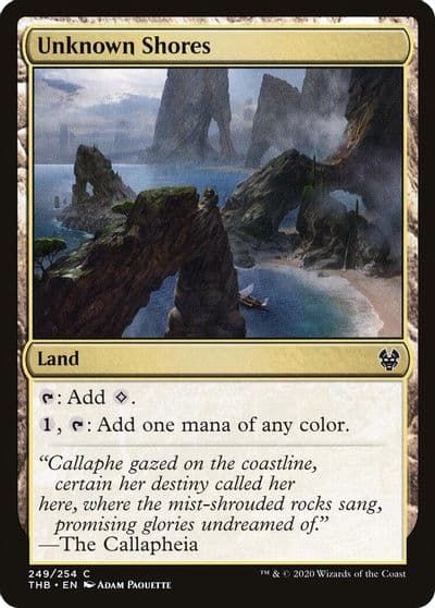 Unknown Shores Theros Beyond Death Magic card