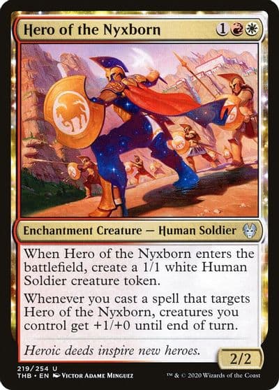 Hero of the Nyxborn Theros Beyond Death Magic card