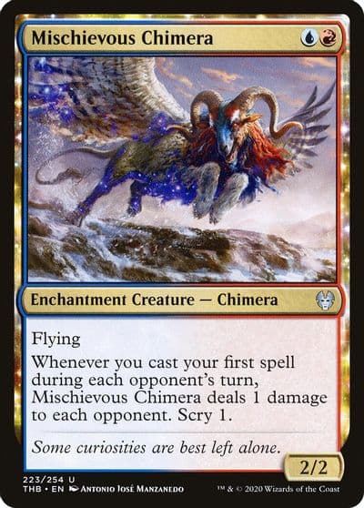 Mischievous Chimera Theros Beyond Death Magic card