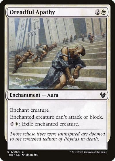 Dreadful Apathy Theros Beyond Death Magic card