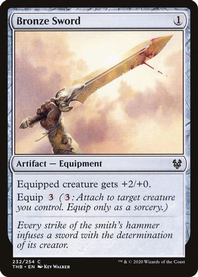 Bronze Sword Theros Beyond Death Magic card