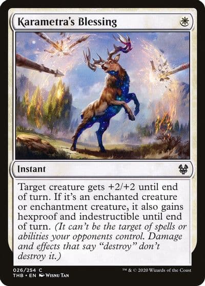 Karametras Blessing Theros Beyond Death Magic card
