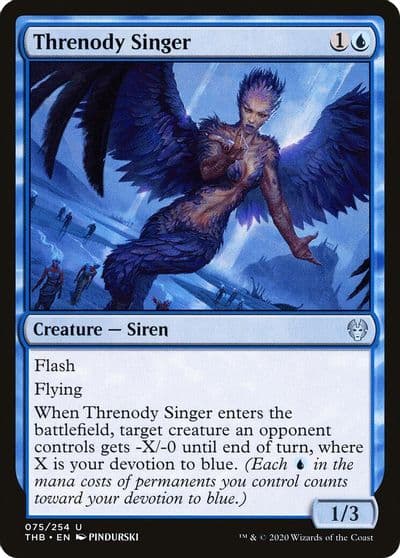 Threnody Singer Theros Beyond Death Magic card