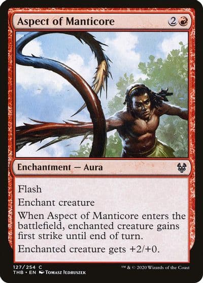 Aspect of Manticore Theros Beyond Death Magic card