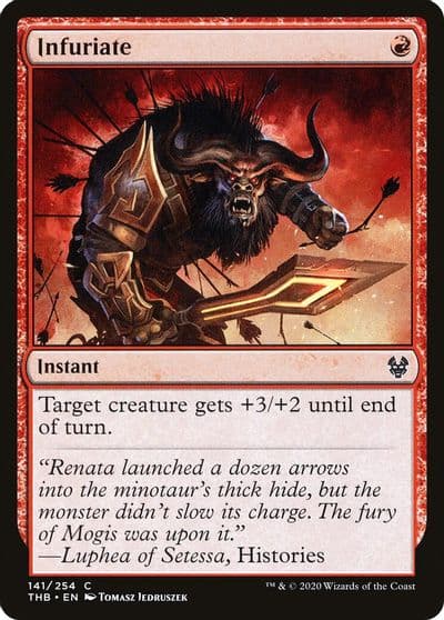 Infuriate Theros Beyond Death Magic card