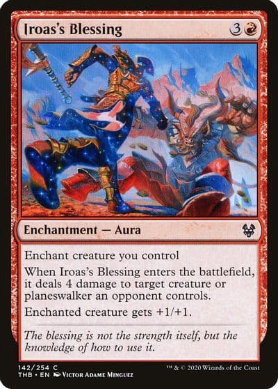 Iroass Blessing Theros Beyond Death Magic card