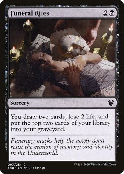 Funeral Rites Theros Beyond Death Magic card