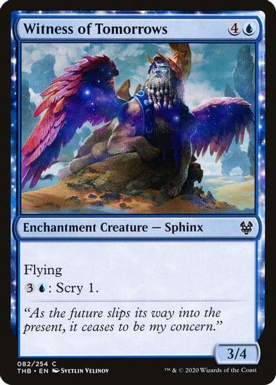 Witness of Tomorrows Theros Beyond Death Magic card