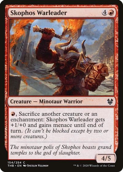 Skophos Warleader Theros Beyond Death Magic card