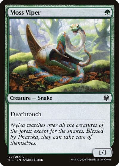 Moss Viper Theros Beyond Death Magic card