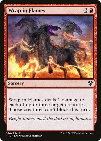 Wrap in Flames Theros Beyond Death Magic card