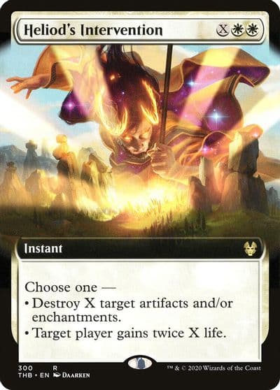 Heliods Intervention Extended Art Theros Beyond Death Magic card