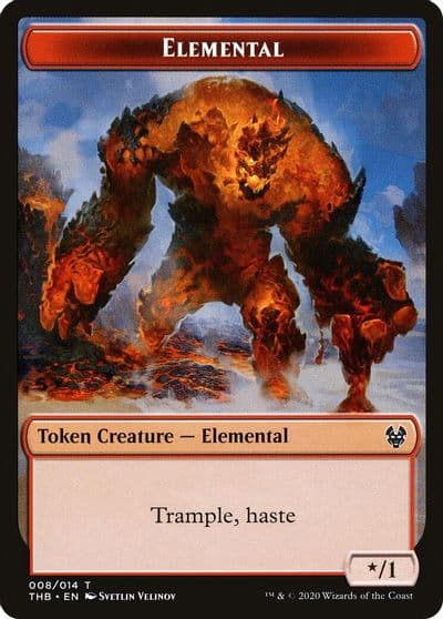 Elemental Token Theros Beyond Death Magic card
