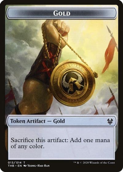 Gold Token Theros Beyond Death Magic card