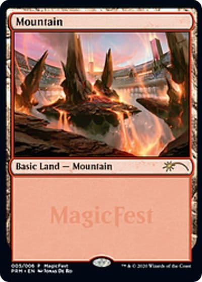 Mountain 2020 MagicFest Cards Magic card
