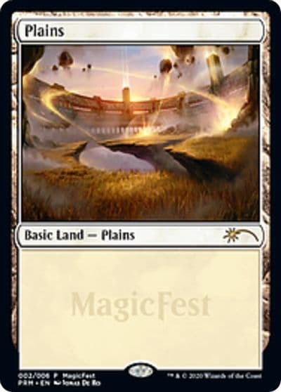 Plains 2020 MagicFest Cards Magic card