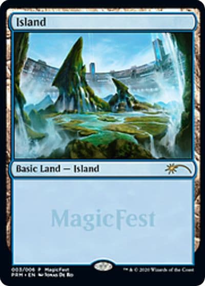 Island 2020 MagicFest Cards Magic card