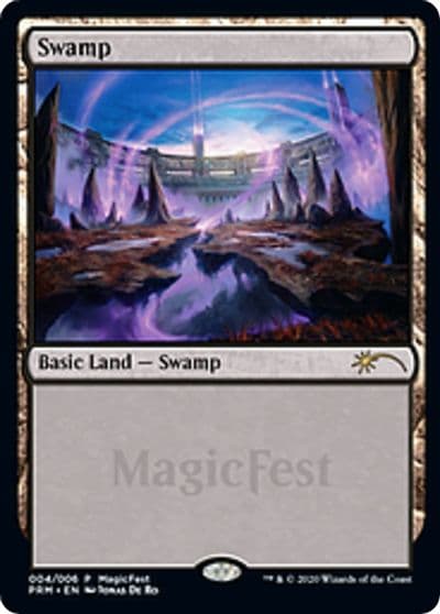 Swamp 2020 MagicFest Cards Magic card