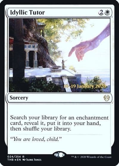 Idyllic Tutor Prerelease Cards Magic card