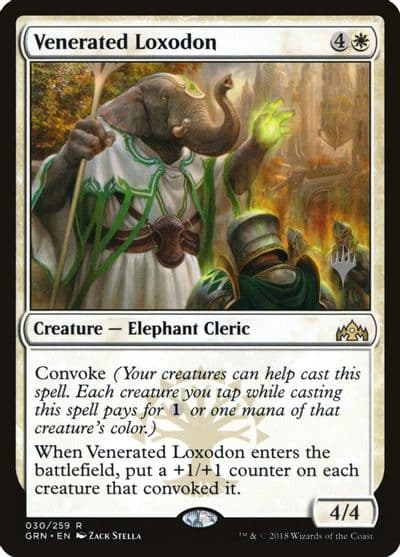 Venerated Loxodon Promo Pack: Theros Beyond Death Magic card