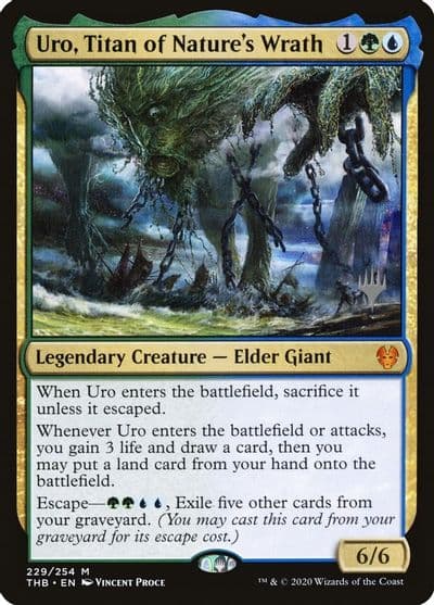 Uro Titan of Natures Wrath Promo Pack: Theros Beyond Death Magic card