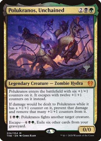 Polukranos Unchained Promo Pack: Theros Beyond Death Magic card
