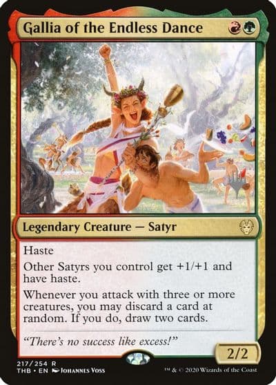 Gallia of the Endless Dance Promo Pack: Theros Beyond Death Magic card