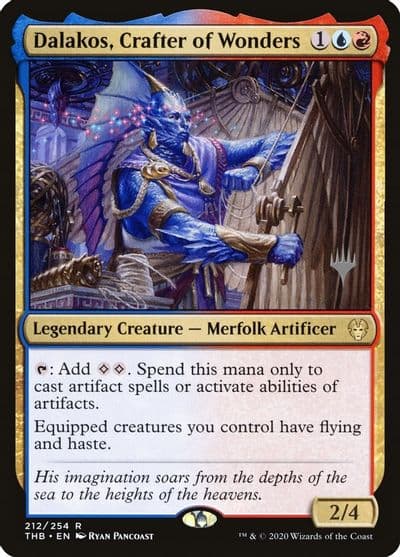 Dalakos Crafter of Wonders Promo Pack: Theros Beyond Death Magic card