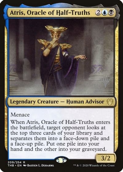 Atris Oracle of Half Truths Promo Pack: Theros Beyond Death Magic card