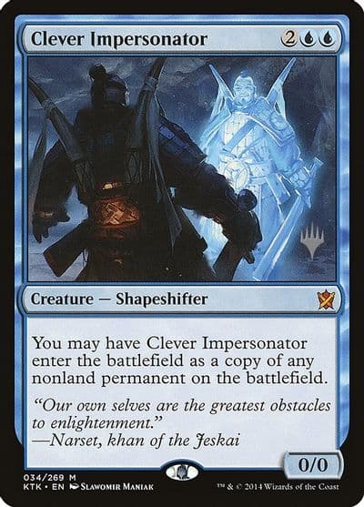 Clever Impersonator Promo Pack: Theros Beyond Death Magic card