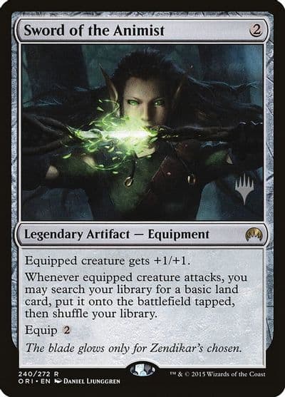 Sword of the Animist Promo Pack: Theros Beyond Death Magic card