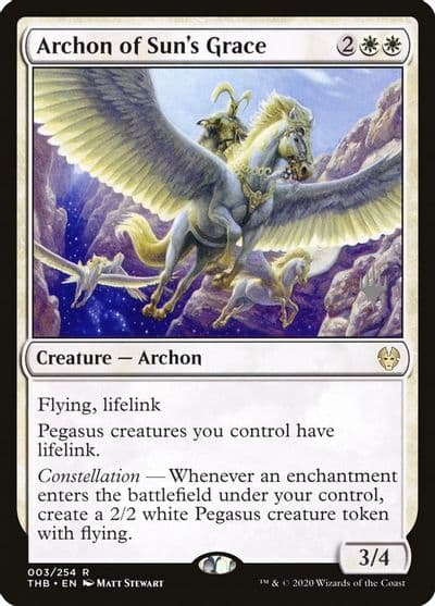 Archon of Suns Grace Promo Pack: Theros Beyond Death Magic card