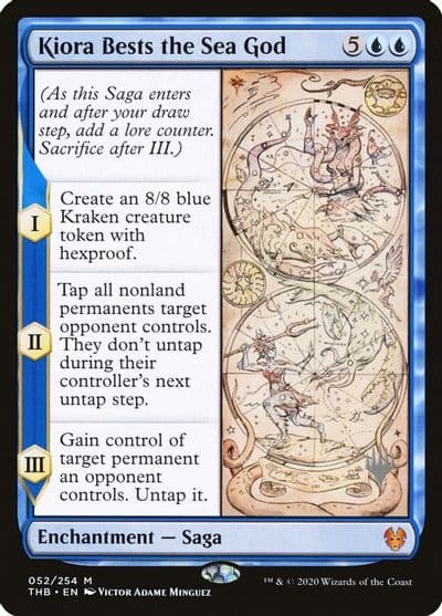 Kiora Bests the Sea God Promo Pack: Theros Beyond Death Magic card
