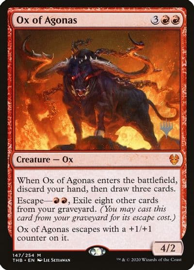 Ox of Agonas Promo Pack: Theros Beyond Death Magic card