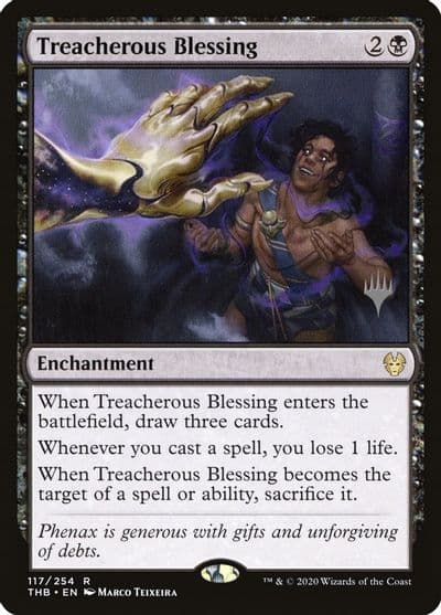 Treacherous Blessing Promo Pack: Theros Beyond Death Magic card