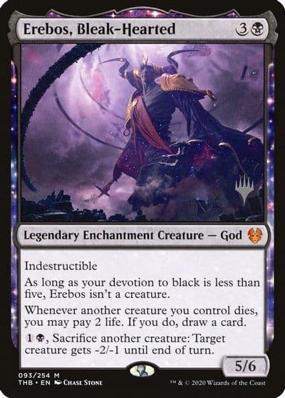 Erebos Bleak Hearted Promo Pack: Theros Beyond Death Magic card