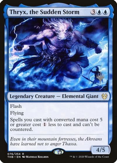Thryx the Sudden Storm Promo Pack: Theros Beyond Death Magic card