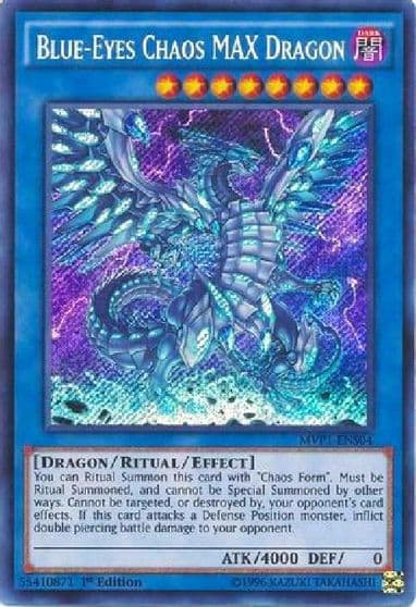 Blue Eyes Chaos MAX Dragon The Dark Side of Dimensions Movie Pack: Secret Edition Yu-Gi-Oh! card